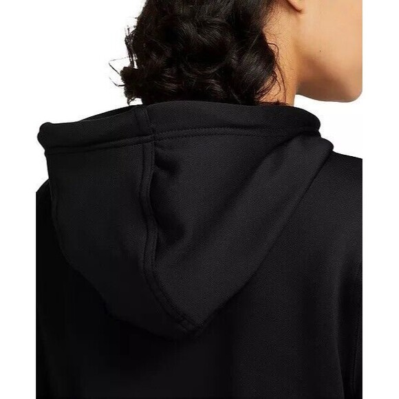 Nike Women's Therma-FIT One Black/White  Pullover Hoodie (FB5210-010) Size XL - Picture 5 of 6